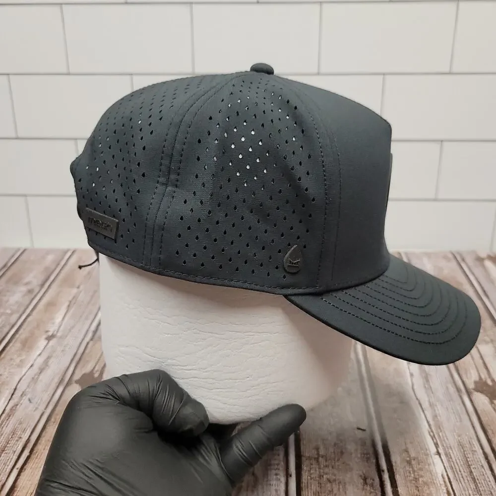 Melin Odyssey Hydro Admirals Cove Marina Snapback Hat Black NWT OSFM